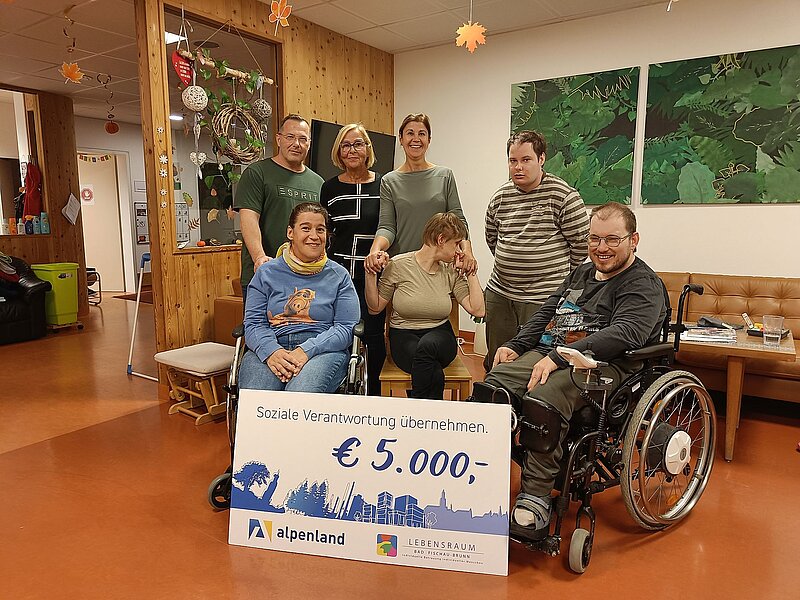 Gruppenfoto von Team Verein Tagesstätte Lebensraum Bad Fischau-Brunn